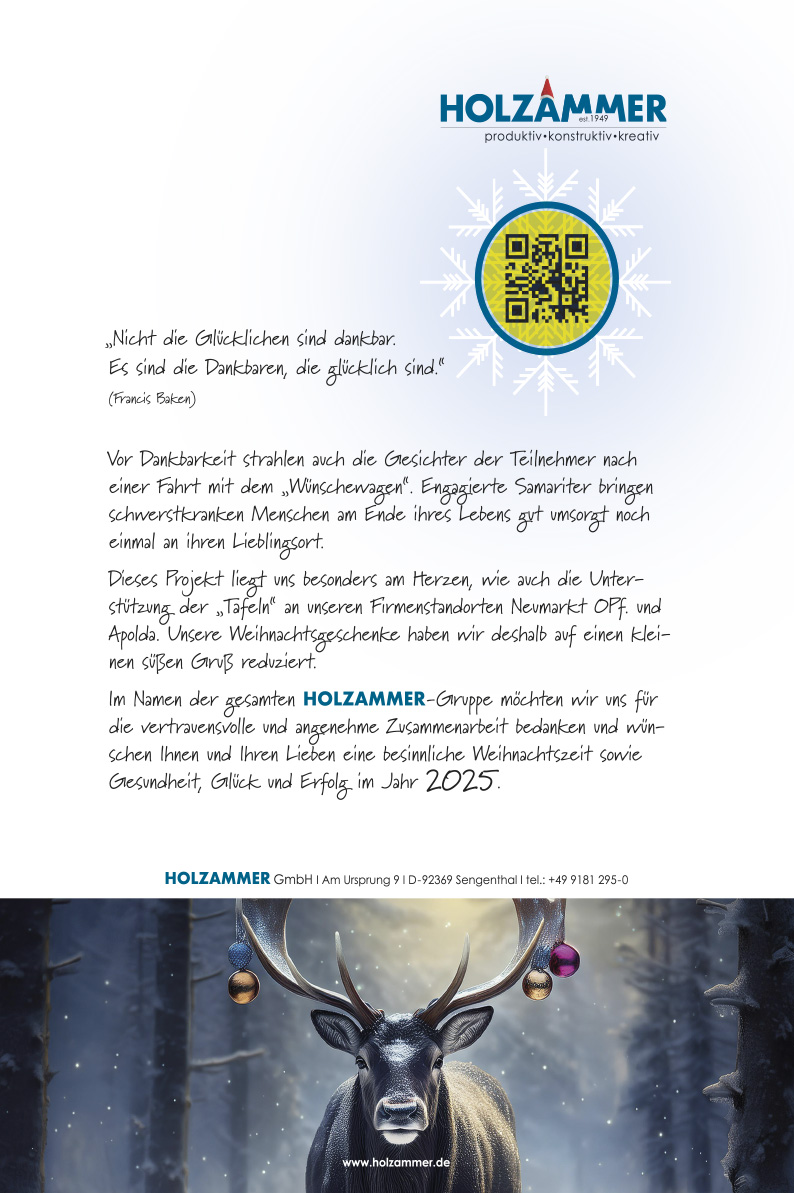 Holzammer Weihnachtsbrief 2024